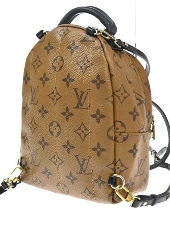 LOUIS VUITTON Palm Springs Mini Backpack Monogram Reverse Brown M44872 98KD053 main image 9